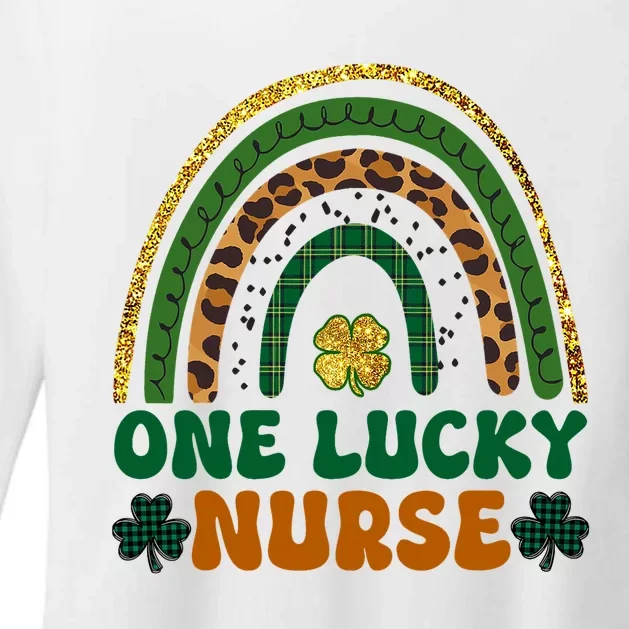 St Patricks Day One Lucky Nurse Women Nurses Womens CVC Long Sleeve Shirt