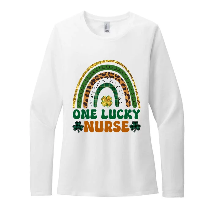 St Patricks Day One Lucky Nurse Women Nurses Womens CVC Long Sleeve Shirt