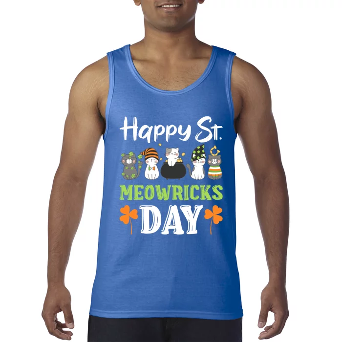 St Patricks Day Outfit Cute Cats Gift Tank Top