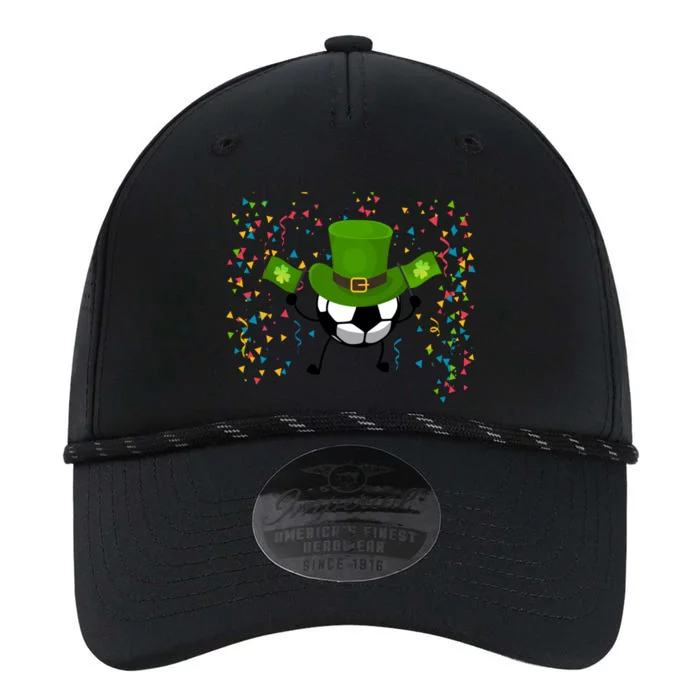 St Patrick's Day Soccer Leprechaun Sports Lovers Gift Performance The Dyno Cap