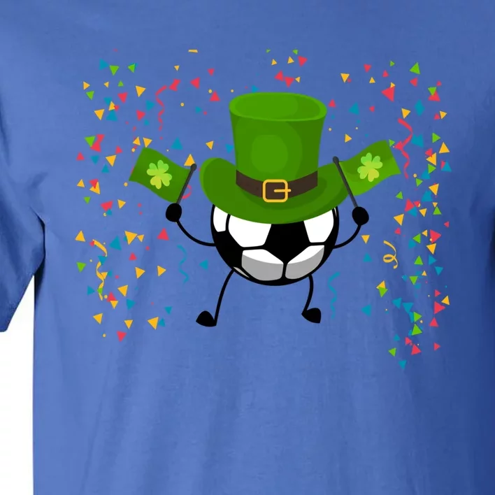 St Patrick's Day Soccer Leprechaun Sports Lovers Gift Tall T-Shirt