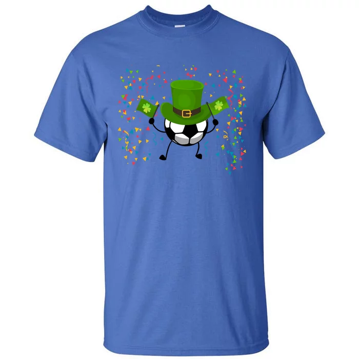 St Patrick's Day Soccer Leprechaun Sports Lovers Gift Tall T-Shirt