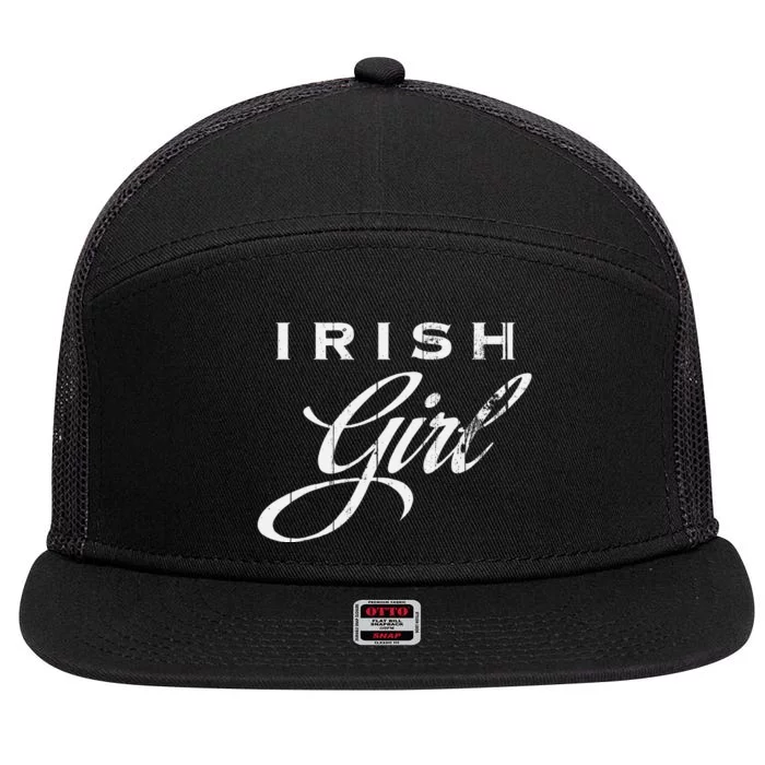 Saint Patrick's Day Irish Heritage 7 Panel Mesh Trucker Snapback Hat