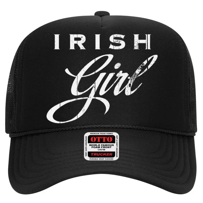 Saint Patrick's Day Irish Heritage High Crown Mesh Trucker Hat