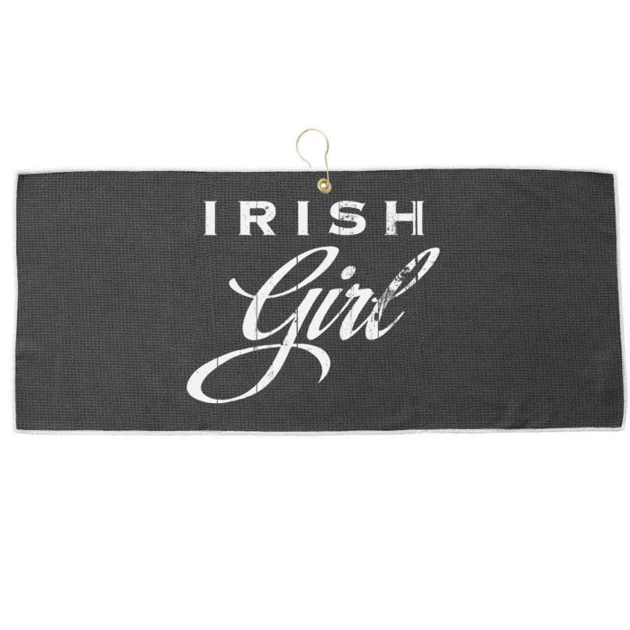 Saint Patrick's Day Irish Heritage Large Microfiber Waffle Golf Towel