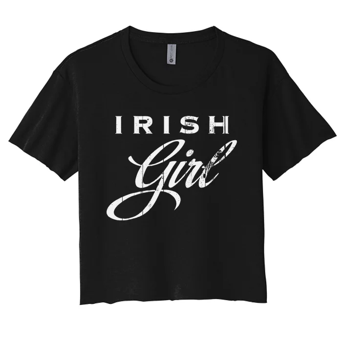 Saint Patrick's Day Irish Heritage Women's Crop Top Tee