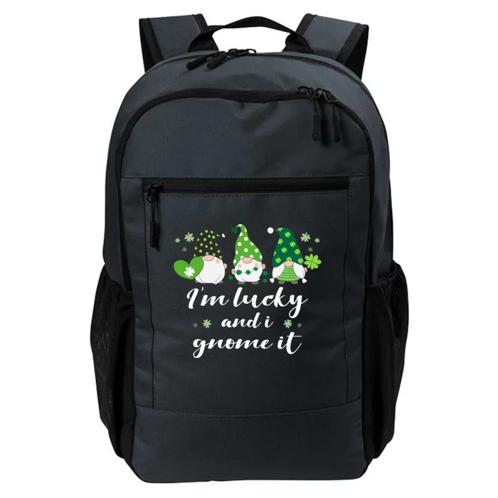 St Patricks Day Green Gnomes Funny Saying Irish Great Gift Daily Commute Backpack