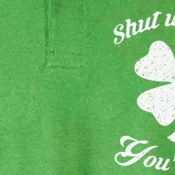 St Patricks Day Shamrock Lover Beer Drinking Shut Up Liver Youre Fine Gift Softstyle Adult Sport Polo