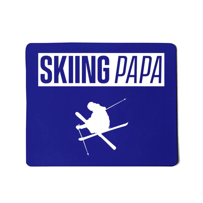 Skiing Papa Dad Skier Ski Father Gift Mousepad