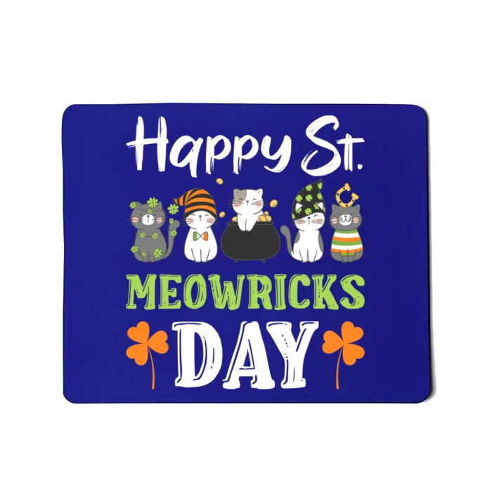 St Patricks Day Outfit Cute Cats Cool Gift Mousepad