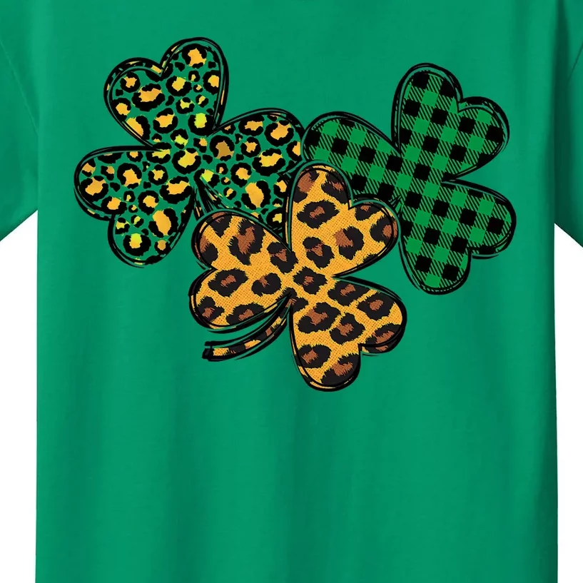 St. Patrick's Day Lucky Leaf Kids T-Shirt