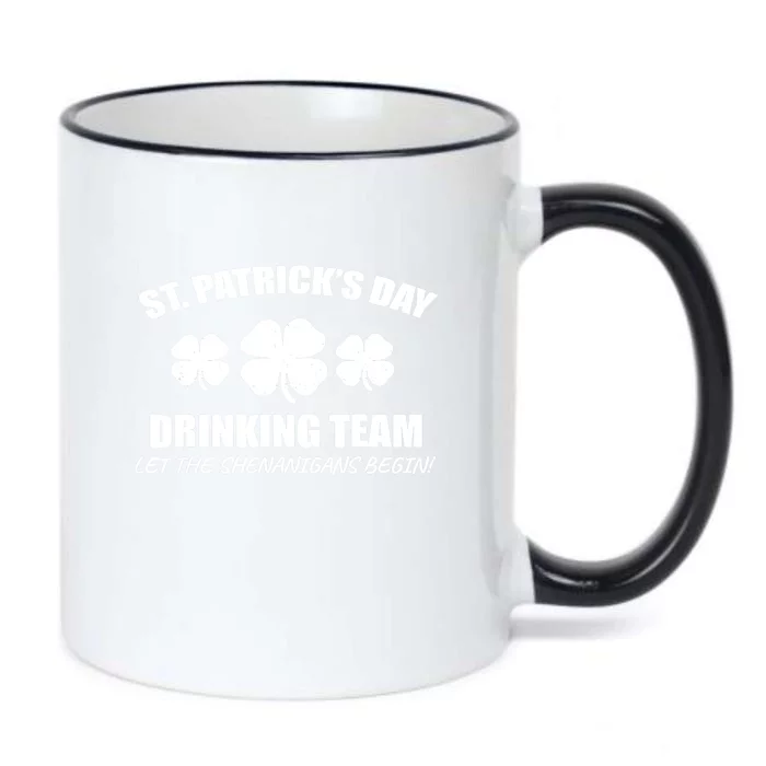 St Patricks Day Drinking Team Irish Beer Lover Gift Black Color Changing Mug