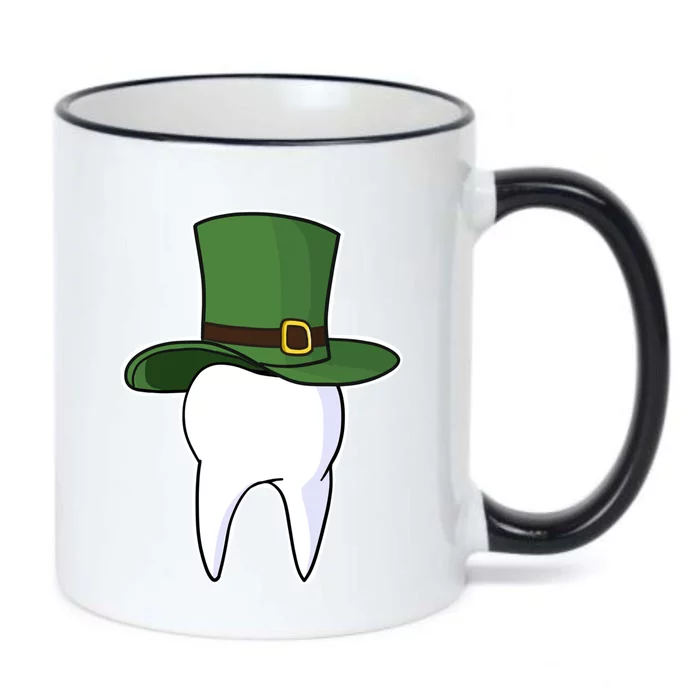 St Patricks Day Dentist Tooth With Leprechaun Hat Meaningful Gift Black Color Changing Mug