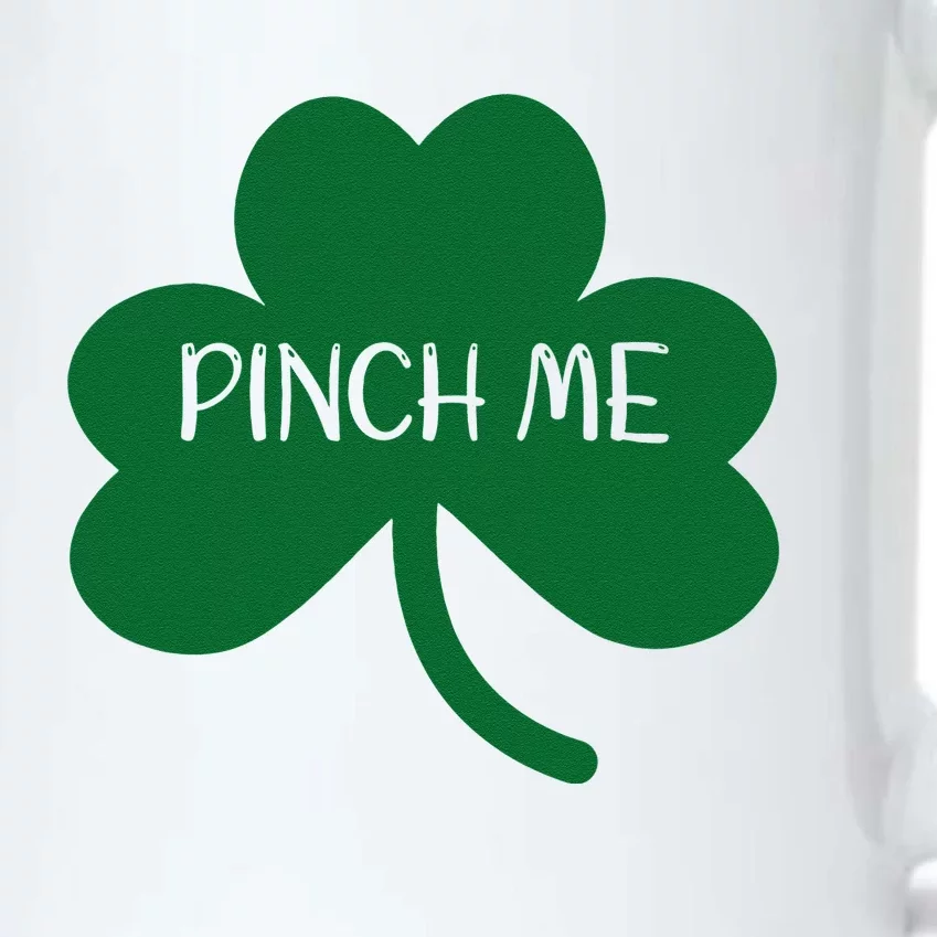 Saint Patrick's Day Pinch Me Paddy's Day March 17 Design Black Color Changing Mug