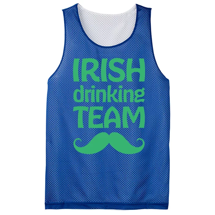 St Patricks Day Irish Ing Team Green Mustache Meaningful Gift Mesh Reversible Basketball Jersey Tank