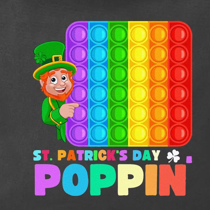 Saint Patrick's Day Is Poppin Pop It Fidetoy St. Pattys Zip Tote Bag