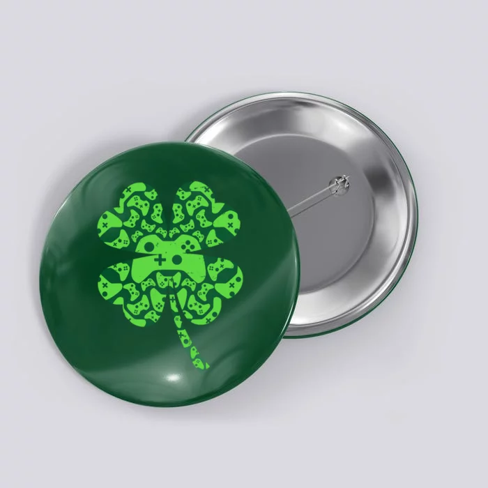 St Patricks Day Shamrock Clover Video Game Controllers Gamer Button