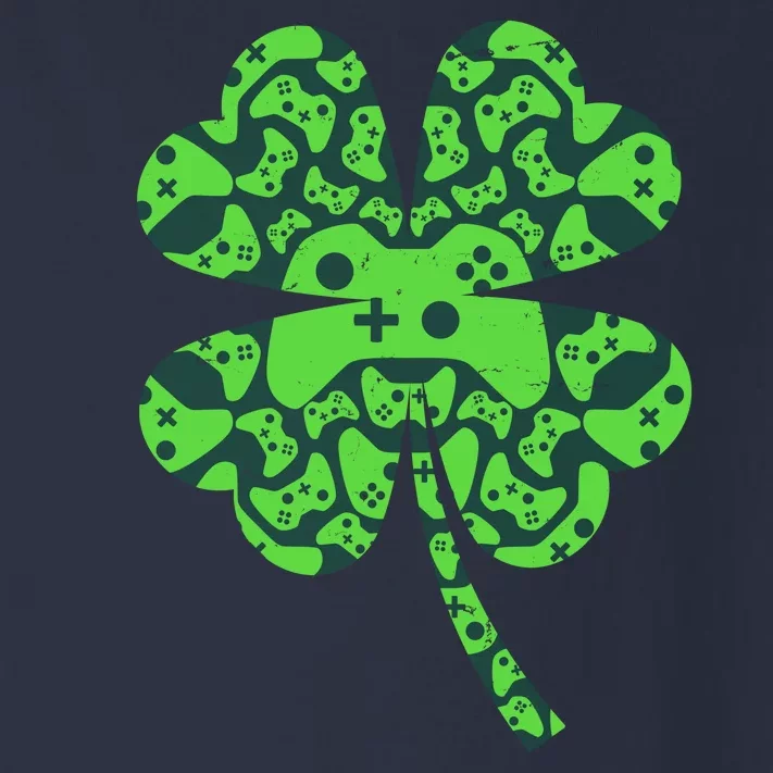 St Patricks Day Shamrock Clover Video Game Controllers Gamer Toddler Long Sleeve Shirt