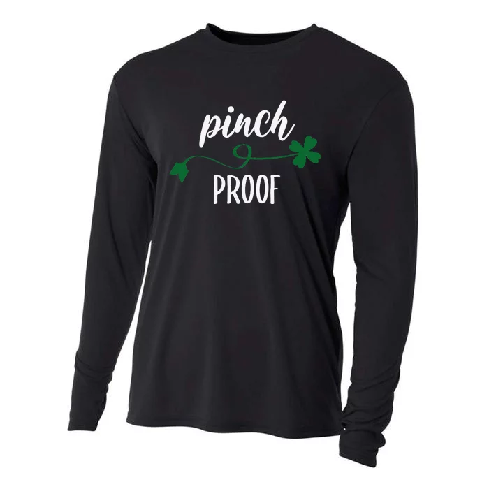 Saint Patrick's Day Pinch Proof Paddy's Day March 17 Design Happy Cute Cooling Performance Long Sleeve Crew