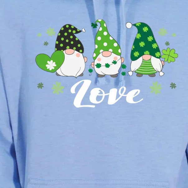 St Patricks Day Green Gnomes Love Irish Gift Unisex Surf Hoodie