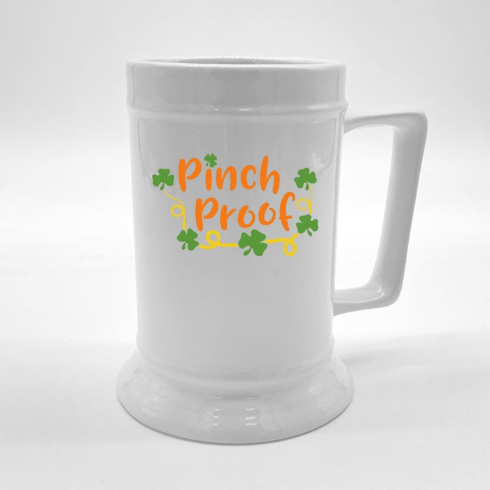 Saint Patrick's Day Pinch Proof Paddy's Day March 17 Design Love Cute Front & Back Beer Stein