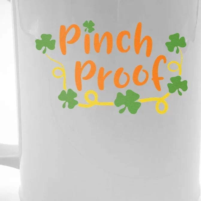 Saint Patrick's Day Pinch Proof Paddy's Day March 17 Design Love Cute Front & Back Beer Stein