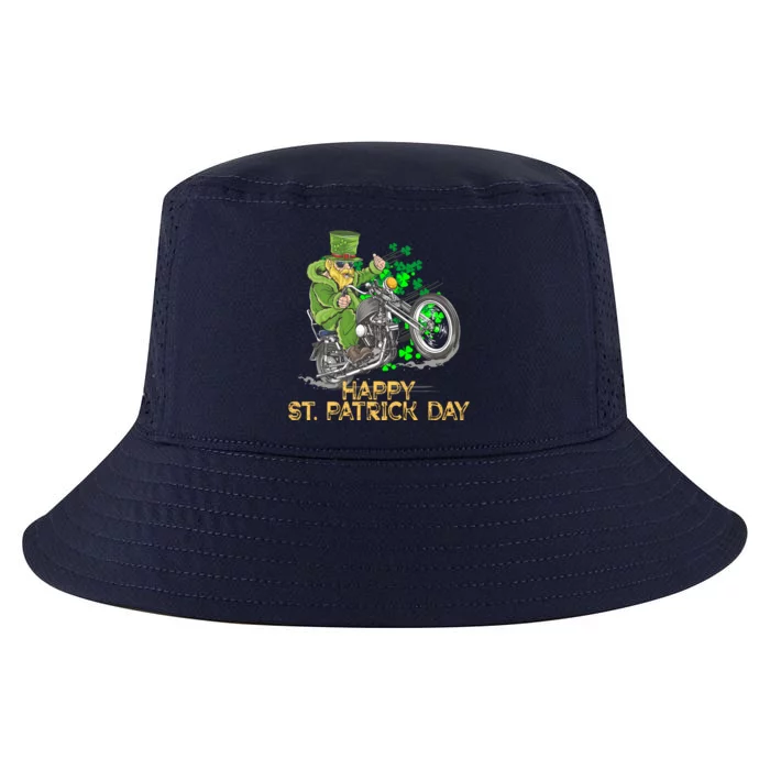 St Patrick Day Motorcycle Bike Biker Rider Plus Size Cool Comfort Performance Bucket Hat