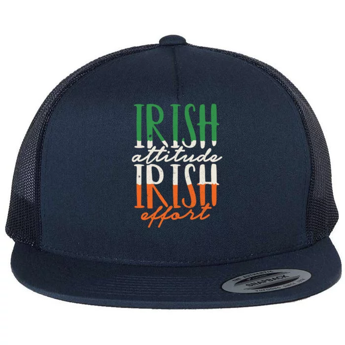 St Patricks Day Catholic School Sports Meaningful Gift Flat Bill Trucker Hat