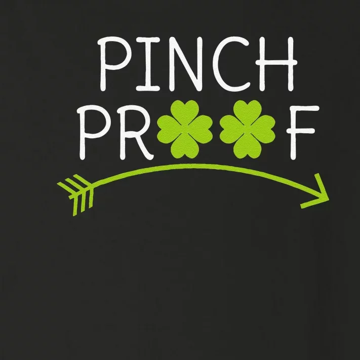 Saint Patrick's Day Pinch Proof Paddy's Day March 17 Design Love Happy Toddler Long Sleeve Shirt