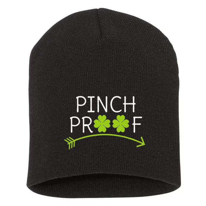 Saint Patrick's Day Pinch Proof Paddy's Day March 17 Design Love Happy Short Acrylic Beanie