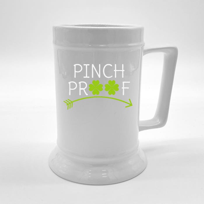 Saint Patrick's Day Pinch Proof Paddy's Day March 17 Design Love Happy Front & Back Beer Stein