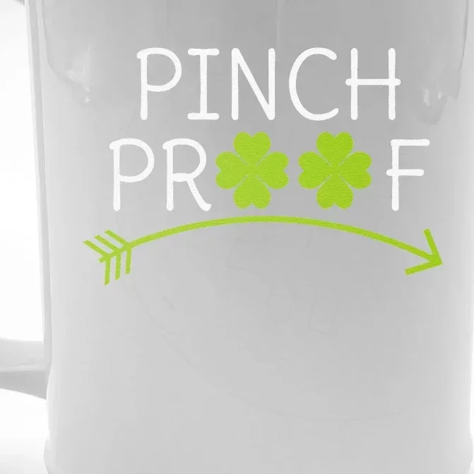 Saint Patrick's Day Pinch Proof Paddy's Day March 17 Design Love Happy Front & Back Beer Stein