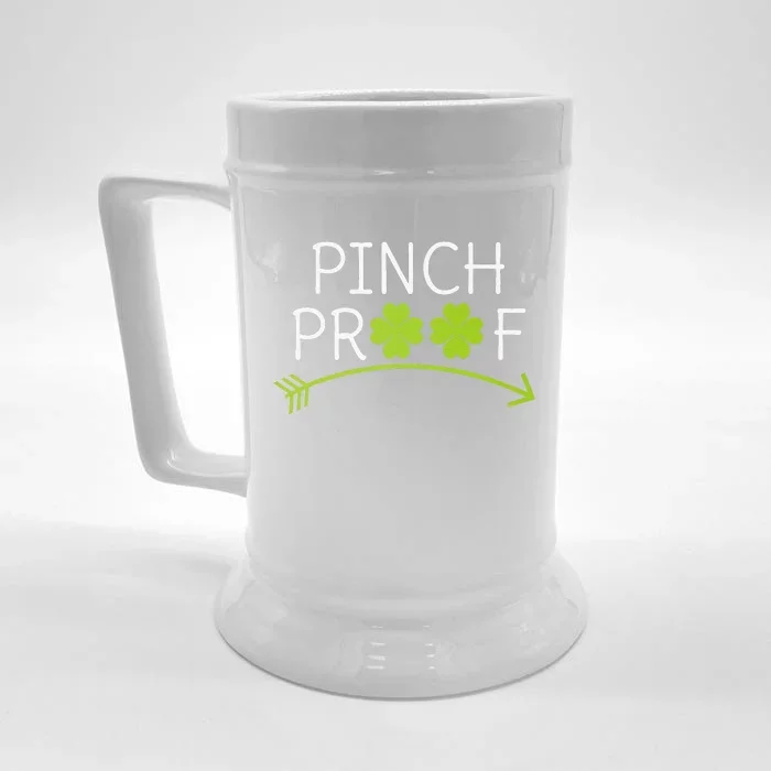 Saint Patrick's Day Pinch Proof Paddy's Day March 17 Design Love Happy Front & Back Beer Stein