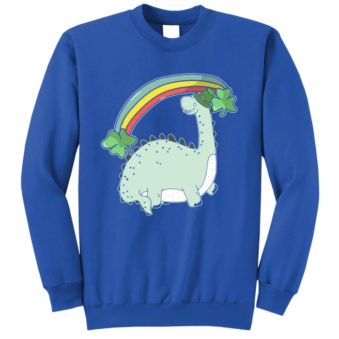 Saint Patrick's Day Irish Shenanigan Dinosaur Lover Dino Gift Tall Sweatshirt