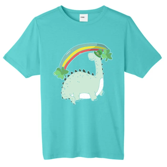 Saint Patrick's Day Irish Shenanigan Dinosaur Lover Dino Gift ChromaSoft Performance T-Shirt