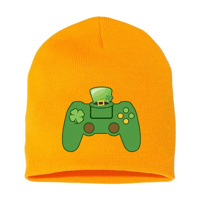 St Patrick's Day Gaming Controller Short Acrylic Beanie