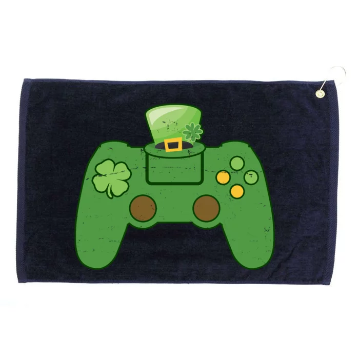 St Patrick's Day Gaming Controller Grommeted Golf Towel