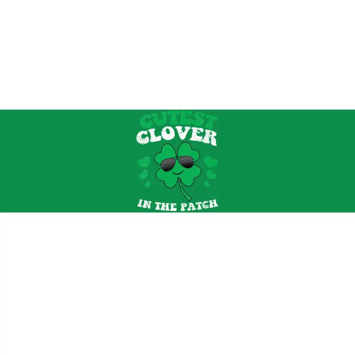 St Patricks Day Cutest Clover In The Patch Bumper Sticker