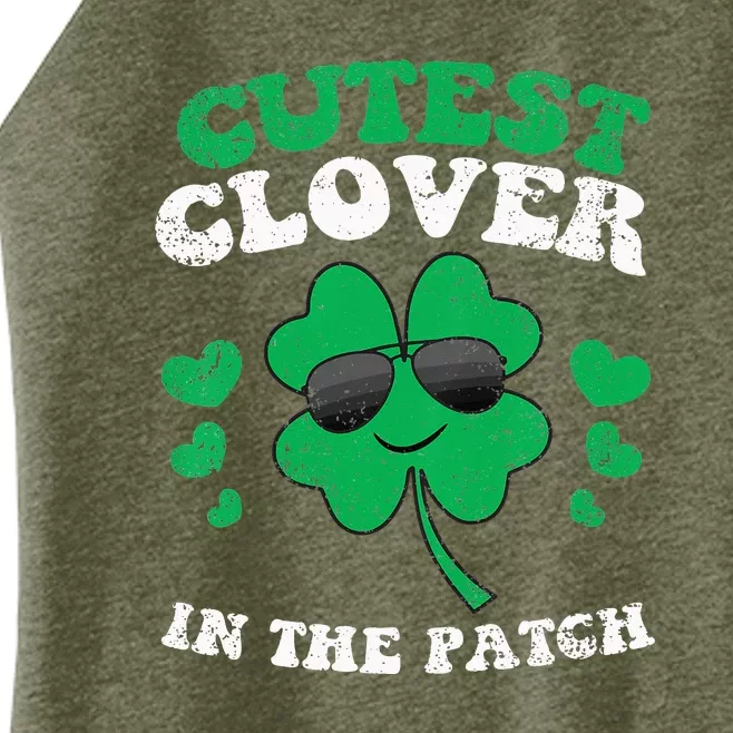 St Patricks Day Cutest Clover In The Patch Women’s Perfect Tri Rocker Tank