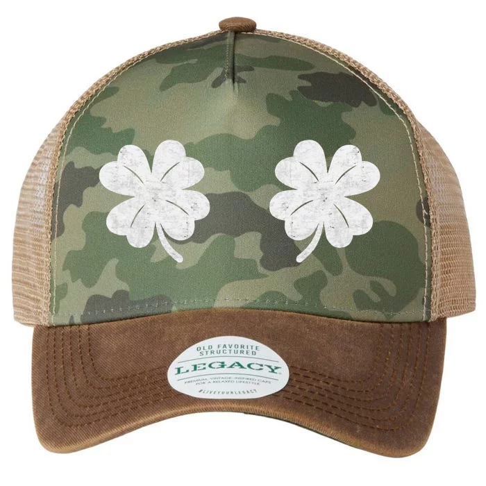 St Patricks Day Saint Paddys Irish Shamrock Boobs Legacy Tie Dye Trucker Hat