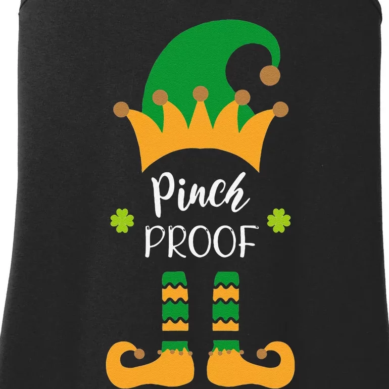 Saint Patrick's Day Pinch Proof Paddy's Day March 17 Design Love Ladies Essential Tank