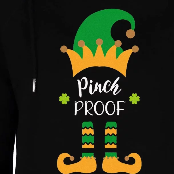 Saint Patrick's Day Pinch Proof Paddy's Day March 17 Design Love Womens Funnel Neck Pullover Hood