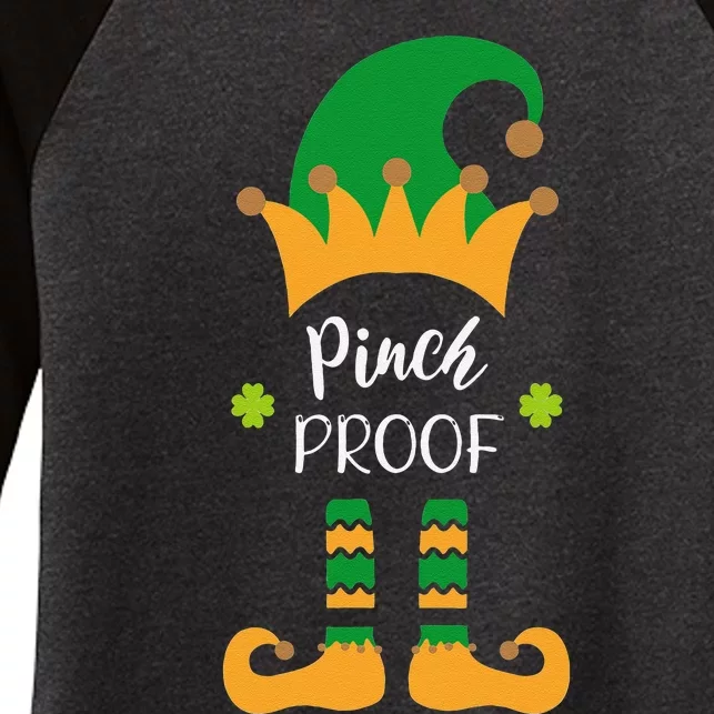 Saint Patrick's Day Pinch Proof Paddy's Day March 17 Design Love Women's Tri-Blend 3/4-Sleeve Raglan Shirt