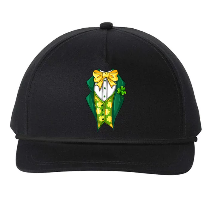 St Patrick's Day Tuxedo Snapback Five-Panel Rope Hat