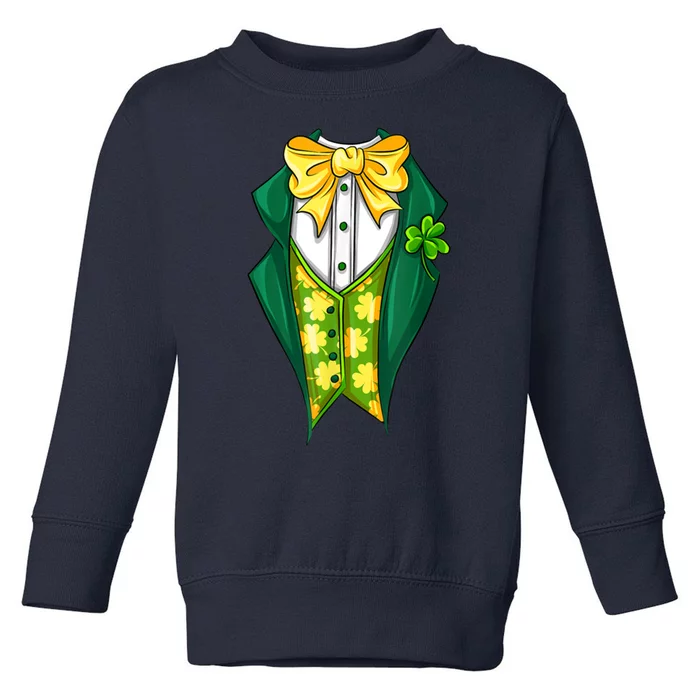 St Patrick's Day Tuxedo Toddler Sweatshirt