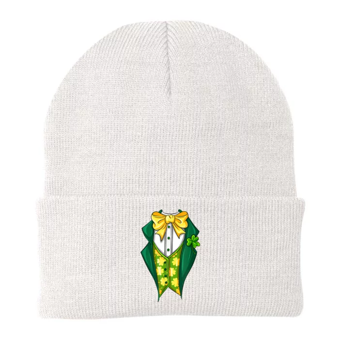 St Patrick's Day Tuxedo Knit Cap Winter Beanie