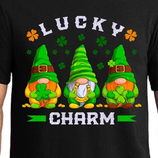 St Patricks Day Lucky Gnomes Gift Pajama Set