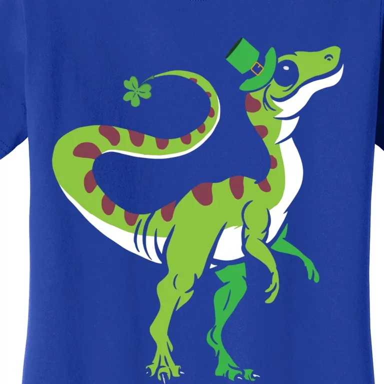 Saint Patrick's Day Irish Shenanigan Dinosaur Lover Dino Gift Women's T-Shirt