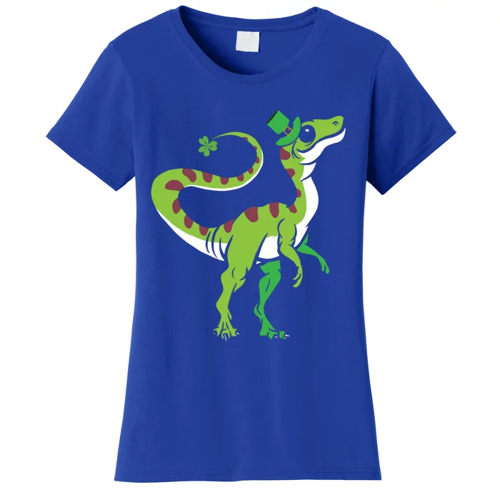 Saint Patrick's Day Irish Shenanigan Dinosaur Lover Dino Gift Women's T-Shirt