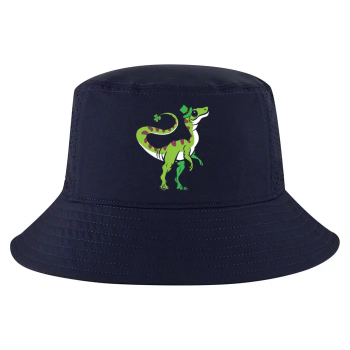 Saint Patrick's Day Irish Shenanigan Dinosaur Lover Dino Gift Cool Comfort Performance Bucket Hat